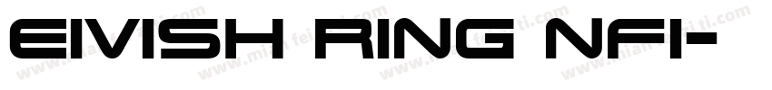 Eivish Ring NFI字体转换